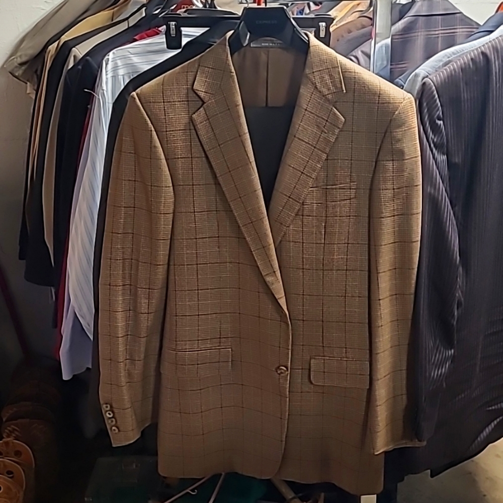 Hickey freeman sports jacket and free pants